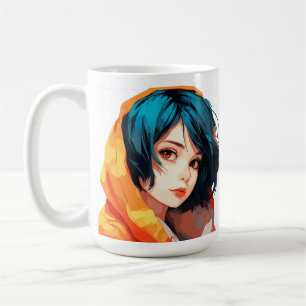 Vibrant Anime Beauty Coffee Mug
