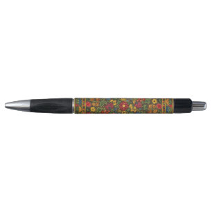 Vibrant Antique Botanical Garden Pattern