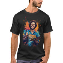 Vibrant Artist Palette Graphic T-Shirt Design 
