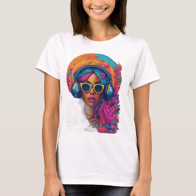 Vibrant Audio Bliss T-Shirt (Front)