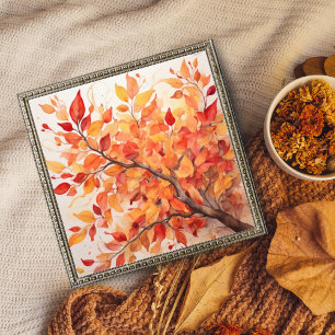 Vibrant Autumn Embrace Photo Print