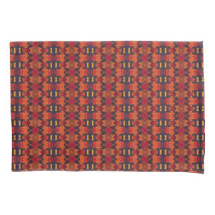 Vibrant Autumn Leaf Pattern Pillowcase