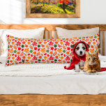 Vibrant Autumn Leaves Multi-Coloured Pattern Body Cushion<br><div class="desc">Perfect for fall gifting and occasions,  this vibrant,  multi-coloured leaves pattern is sure to provide cheer to your room</div>