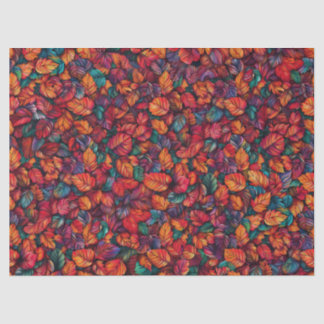 Vibrant Autumn Leaves Tissue Paper