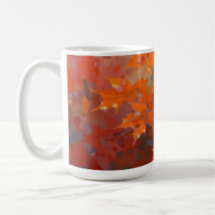 Vibrant Autumn Maple Leaves Canopy Coffee Mug