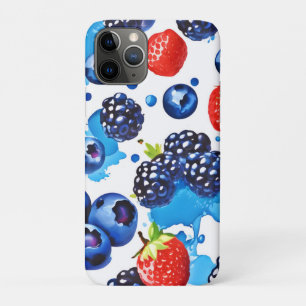 Vibrant Berry Pattern iPhone 11 Pro Case