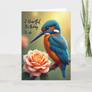 Vibrant Bird Birthday Card