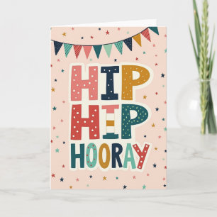 Vibrant Birthday Pattern Card