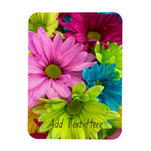 Vibrant Bloom – Colourful Floral Art Magnet
