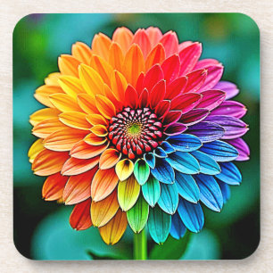 Vibrant Bloom of Hope and Joy Design Coaster