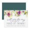 Vibrant Bloom | Will You Be My Maid of Honour Card