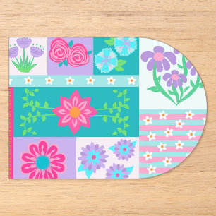 Vibrant Blooming Flowers Design Acrylic Invitations