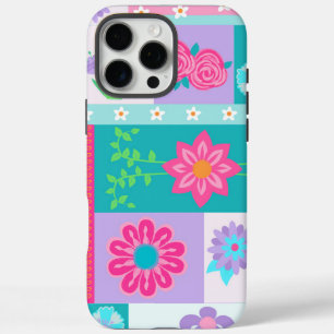 Vibrant Blooming Flowers Design iPhone 16 Pro Max Case