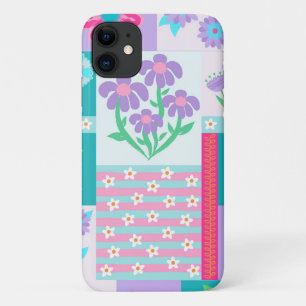 Vibrant Blooming Flowers Design iPhone 11 Case