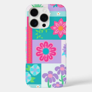 Vibrant Blooming Flowers Design iPhone 16 Pro Case