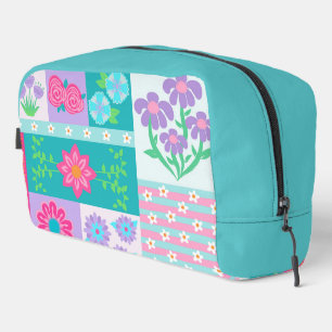 Vibrant Blooming Flowers Design Dopp Kit