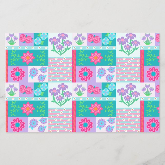Vibrant Blooming Flowers Design Flyer (Front)