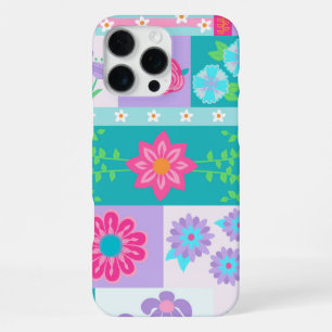 Vibrant Blooming Flowers Design iPhone 16 Pro Max Case