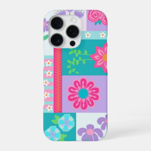 Vibrant Blooming Flowers Design iPhone 16 Pro Case