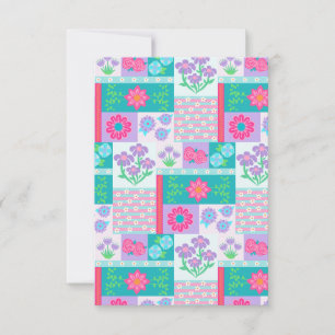 Vibrant Blooming Flowers Design Save The Date