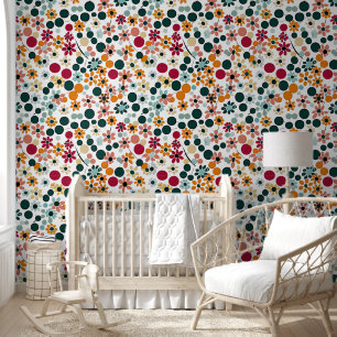 Vibrant Blooms Wallpaper