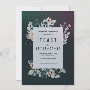 Vibrant Blossom Soiree in Party Floral Radiance Invitation