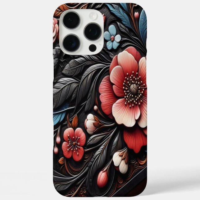 Vibrant Blossoms and Branch Scene Case-Mate iPhone Case (Back)