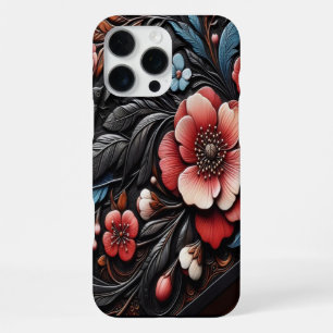 Vibrant Blossoms and Branch Scene iPhone 16 Pro Max Case