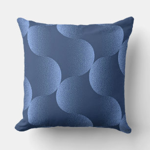 💙 Vibrant Blue Abstract Modern Artistic Cushion
