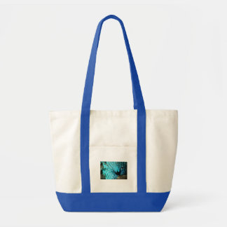 Vibrant Blue Peacock Impulse Tote