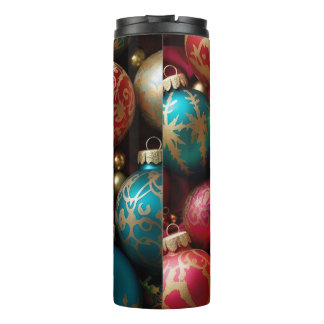 Vibrant & Bold Christmas Edition - Festive Flair Thermal Tumbler