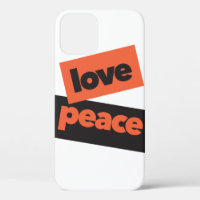 Vibrant, bold, simple, urban design of Love Peace