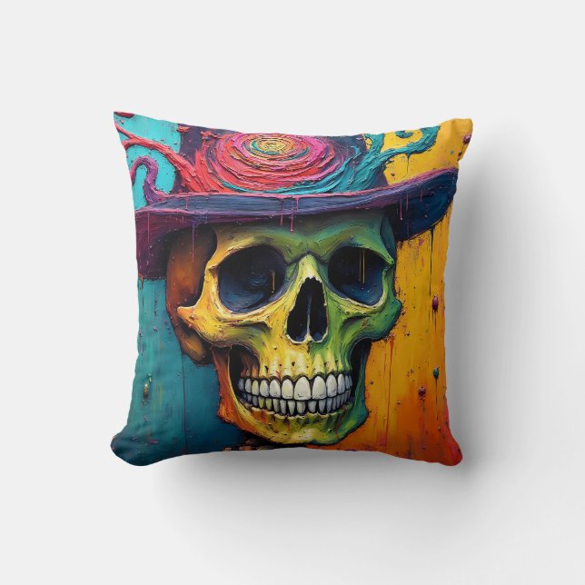 Vibrant Bones  Cushion (Front)
