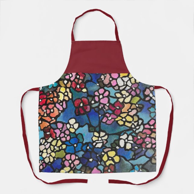 Vibrant Bouquet Apron (Front)
