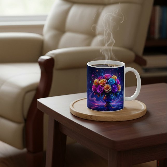 Vibrant Bouquet Coffee Mug (Creator Uploaded)