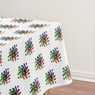 Vibrant Bright Colourful Pattern Tablecloth