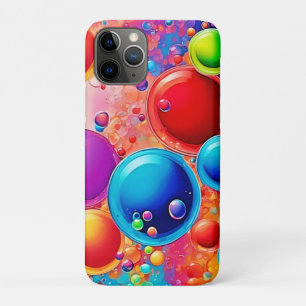 Vibrant Bubble Burst Art iPhone 11 Pro Case