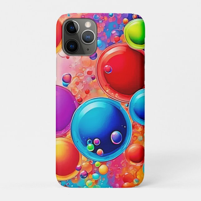 Vibrant Bubble Burst Art Case-Mate iPhone Case (Back)