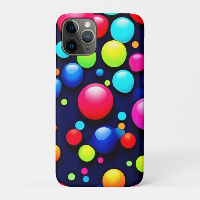 Vibrant Bubble Pop Art Case-Mate iPhone Case (Back)