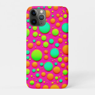 Vibrant Bubble Pop of Colour Design iPhone 11 Pro Case