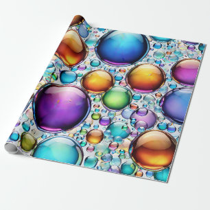 Vibrant Bubbles Wrapping Paper