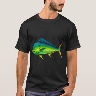 Vibrant Bull Mahi-Mahi – Colourful Sportfish Art T-Shirt