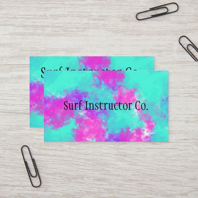 Vibrant Business Cards (Front/Back In Situ)