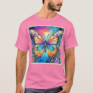 Vibrant Butterfly Art T-Shirt