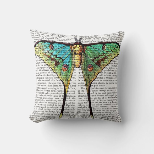 Vibrant Butterfly Cushion (Front)