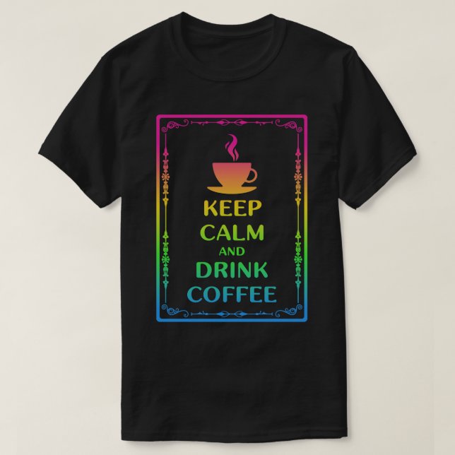 Vibrant cafe T-Shirt (Design Front)