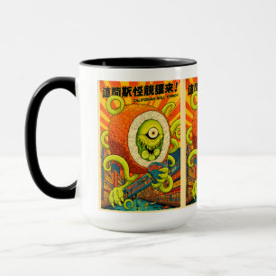 Vibrant California Roll Terror Monster Sushi Kaiju Mug