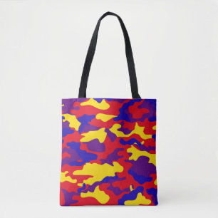 Vibrant Camouflage Tote Bag