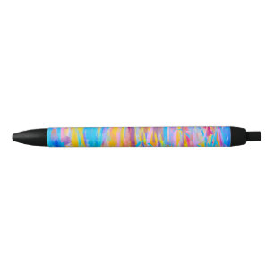 Vibrant Cascade Black Ink Pen