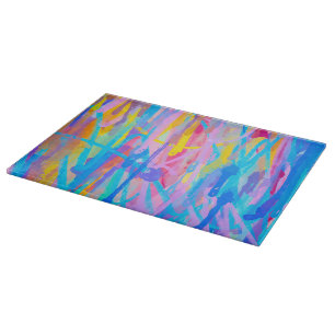 Vibrant Cascade Cutting Board